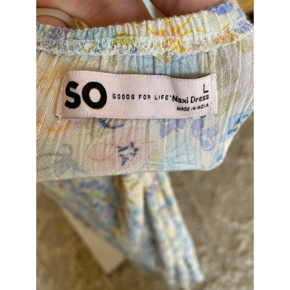 SO Ditsy Floral Maxi Dress Cottagecore Romantic European Parisian Coquette Party - Picture 8 of 10